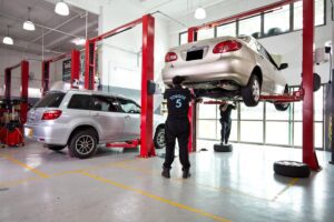 ورشة صيانة لامبورجيني