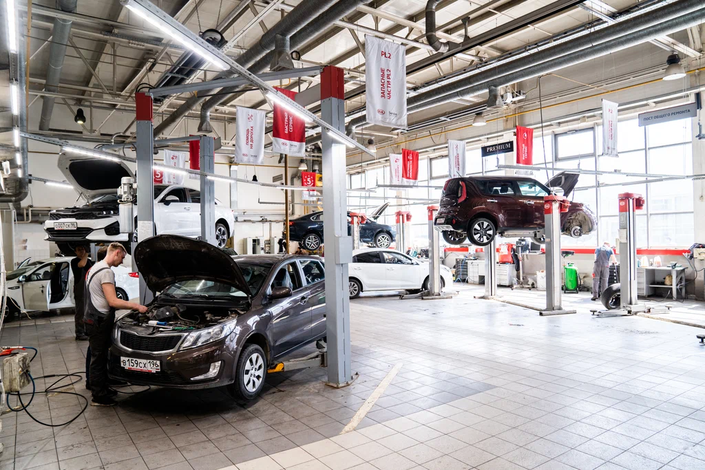 ورشة صيانة بورش